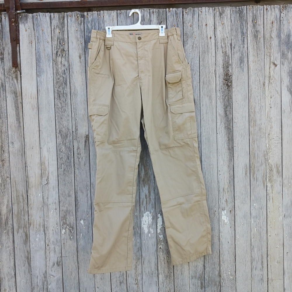 5.11 Tactical‎ Taclite Pro Ripstop Cargo Pants Mens 38x36 Khaki Workwear